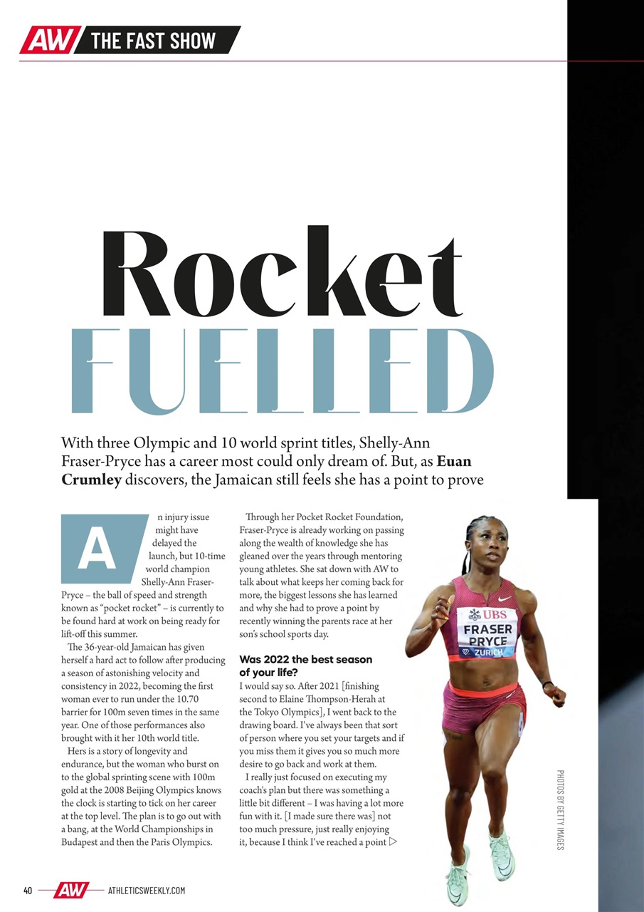 AW – Athletics Weekly Magazine Preview Pages
