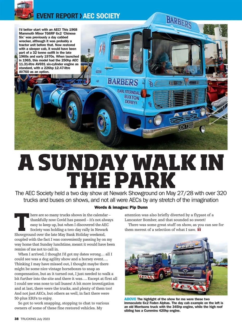 Trucking Magazine Preview Pages