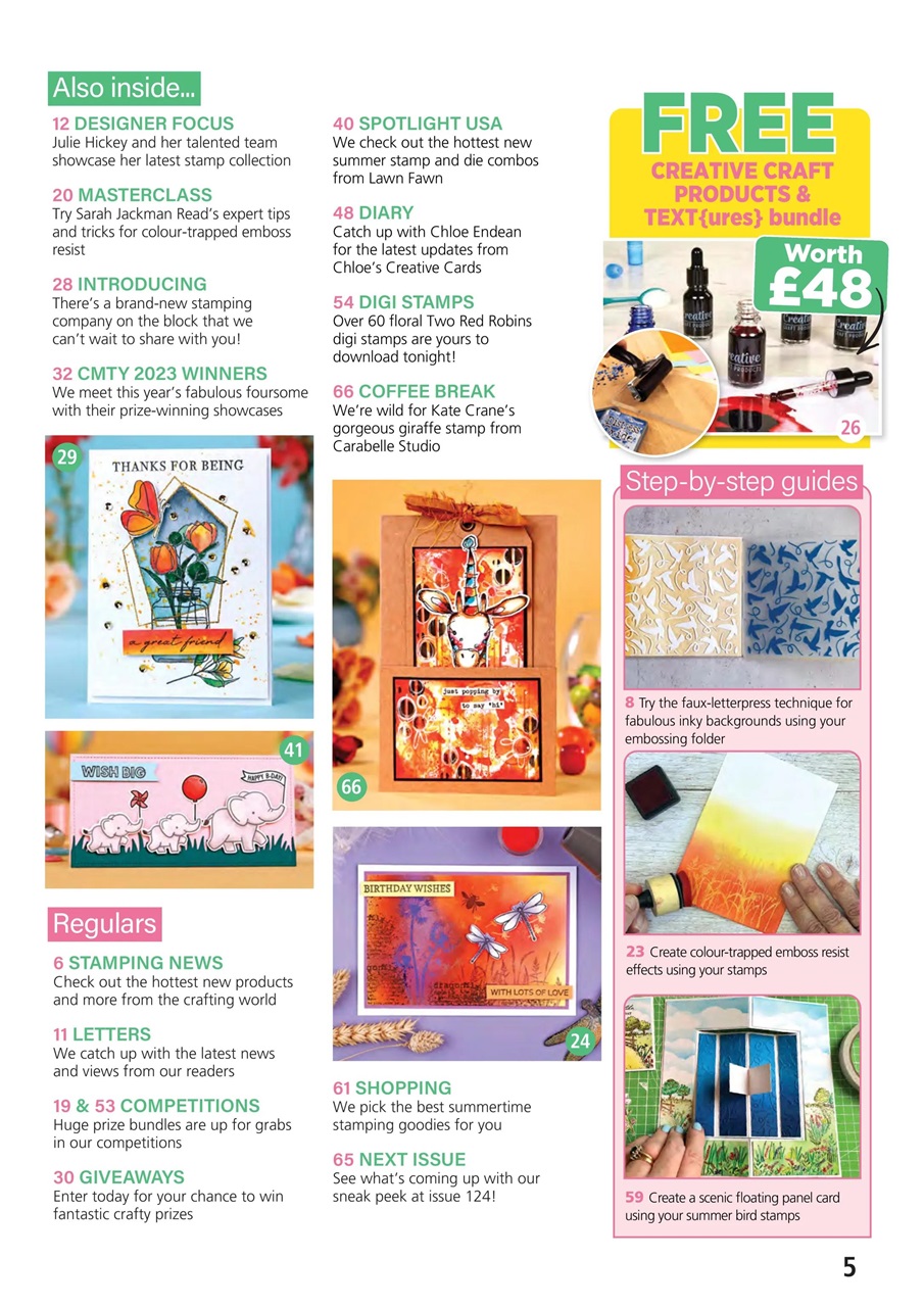 Creative Stamping Preview Pages