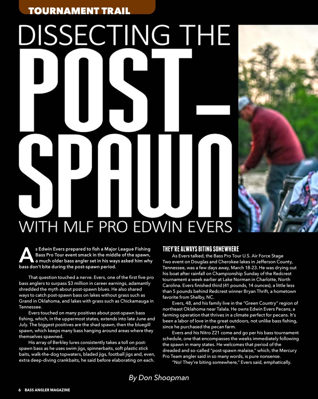 BASS ANGLER MAGAZINE Preview Pages