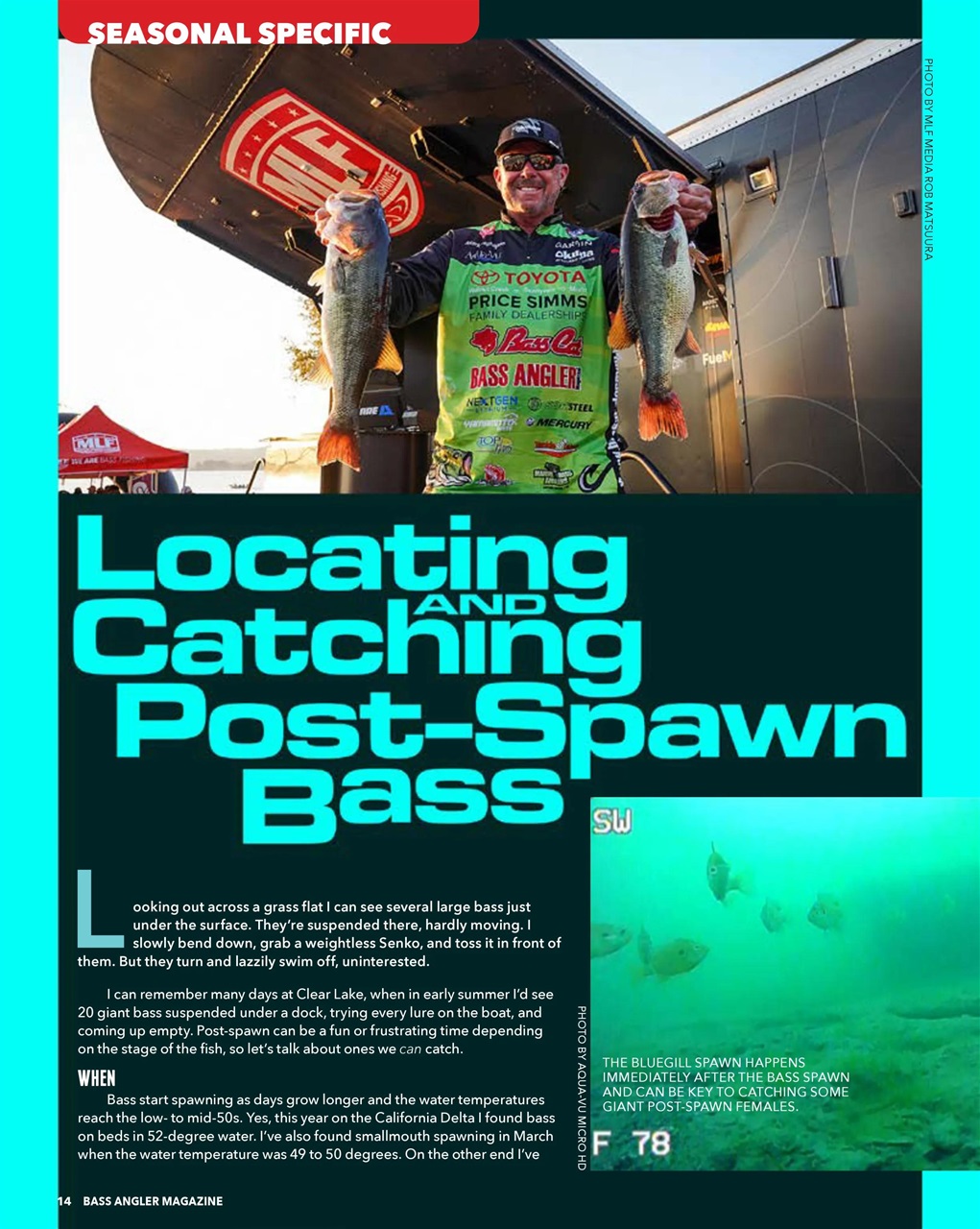 BASS ANGLER MAGAZINE Preview Pages