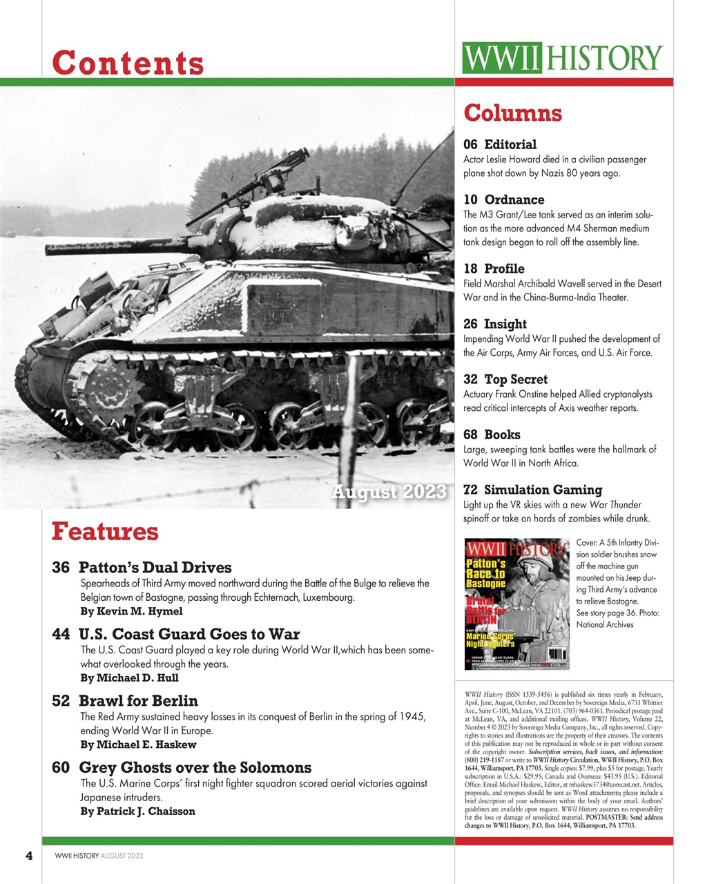 WW2 History Magazine Preview Pages