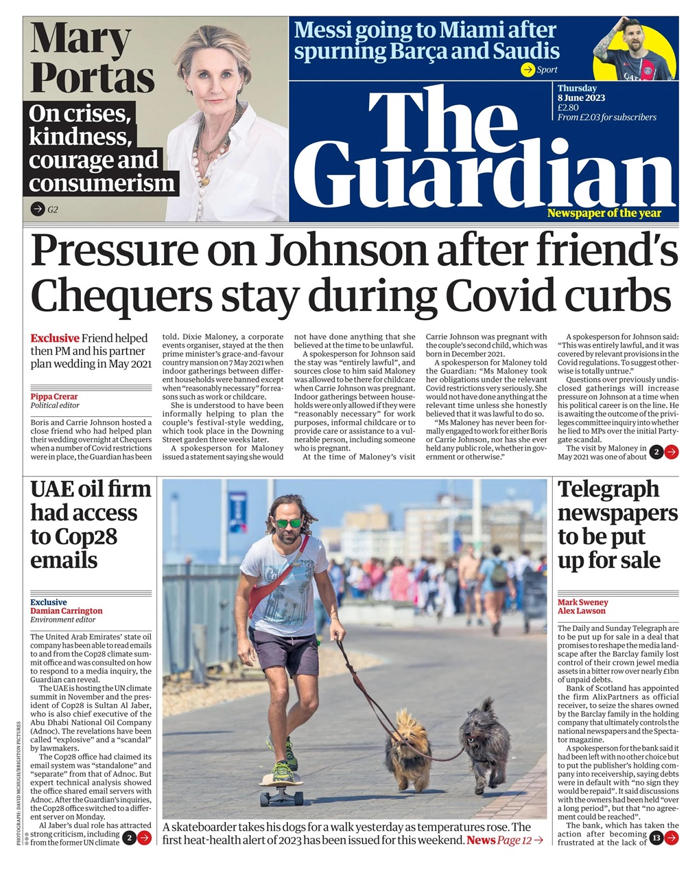 The Guardian Newspaper Preview Pages