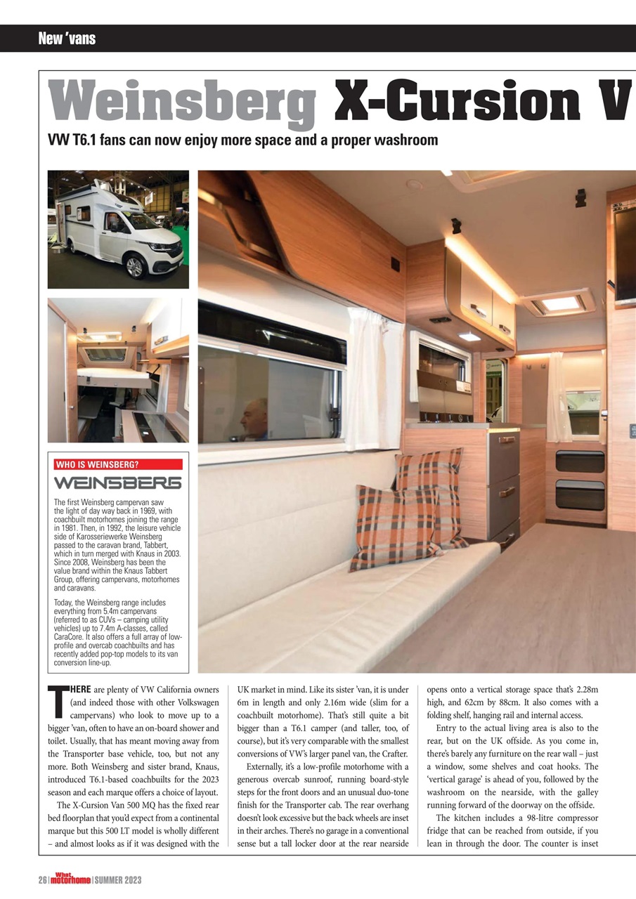 What Motorhome magazine Preview Pages