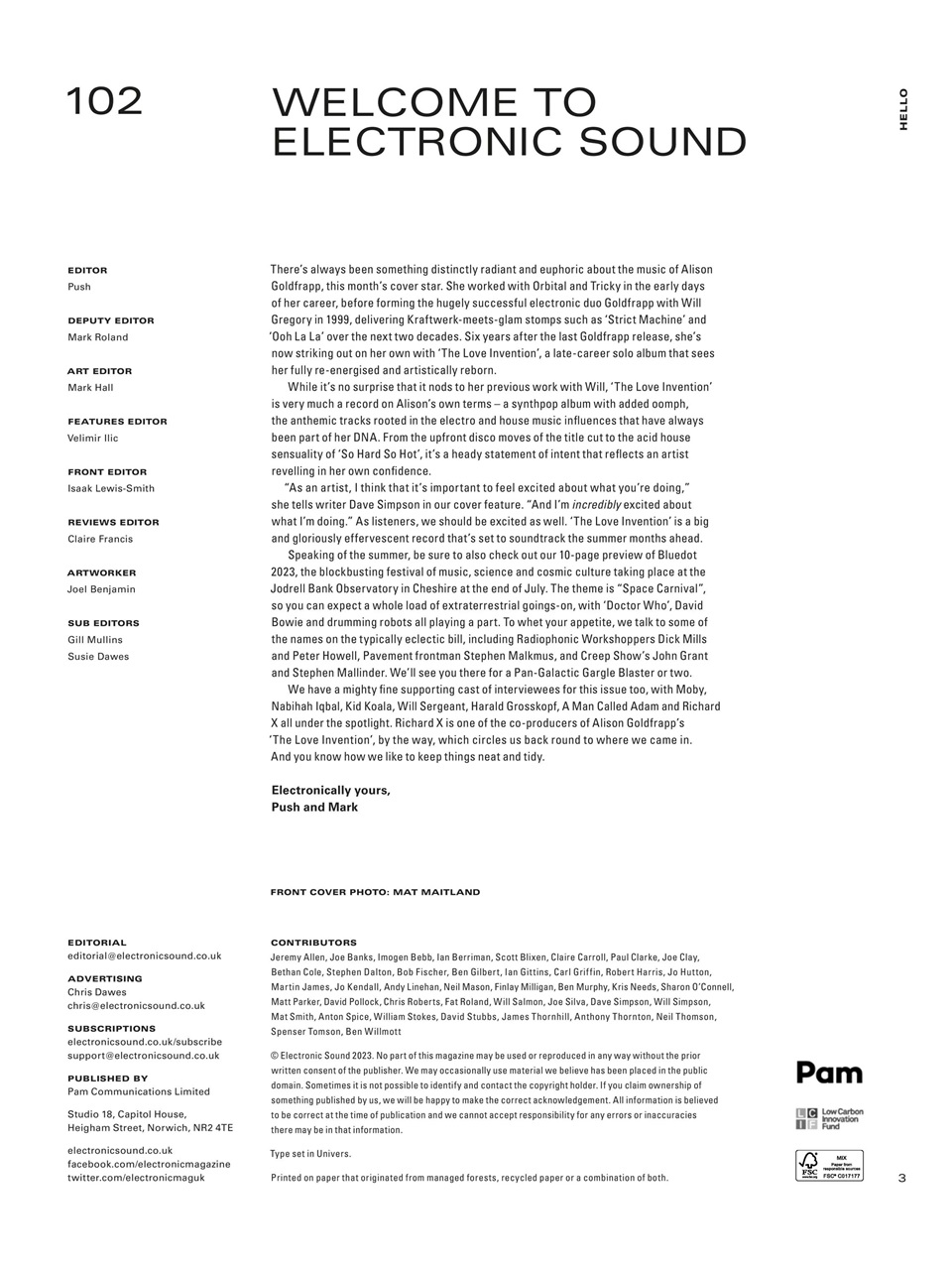 Electronic Sound Preview Pages