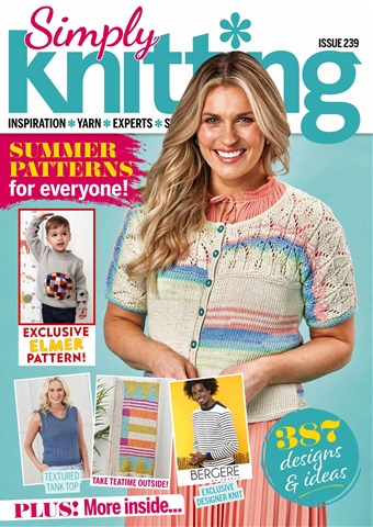 Simply Knitting issue July 2023