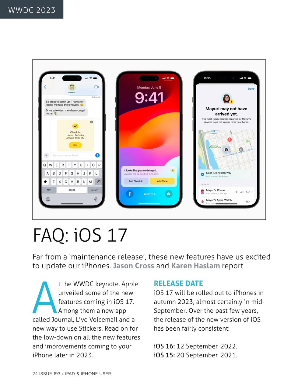 iPad and iPhone User Preview Pages