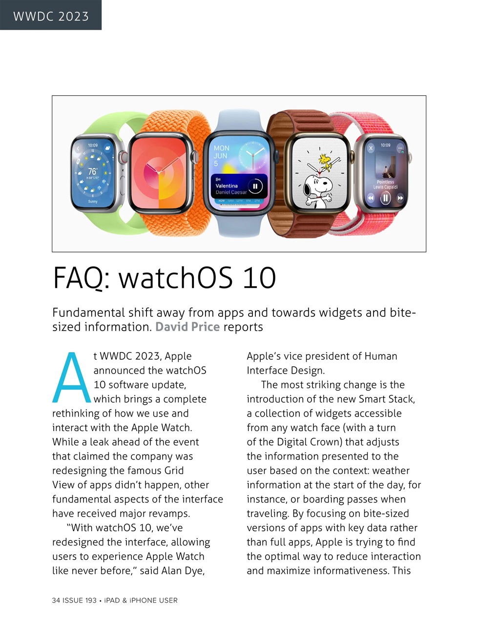 iPad and iPhone User Preview Pages