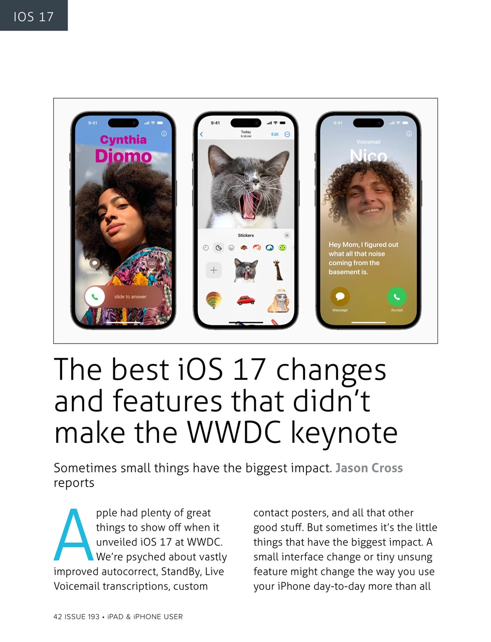 iPad and iPhone User Preview Pages