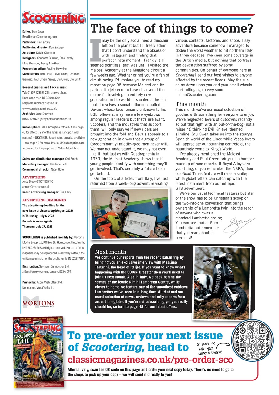 Scootering Preview Pages