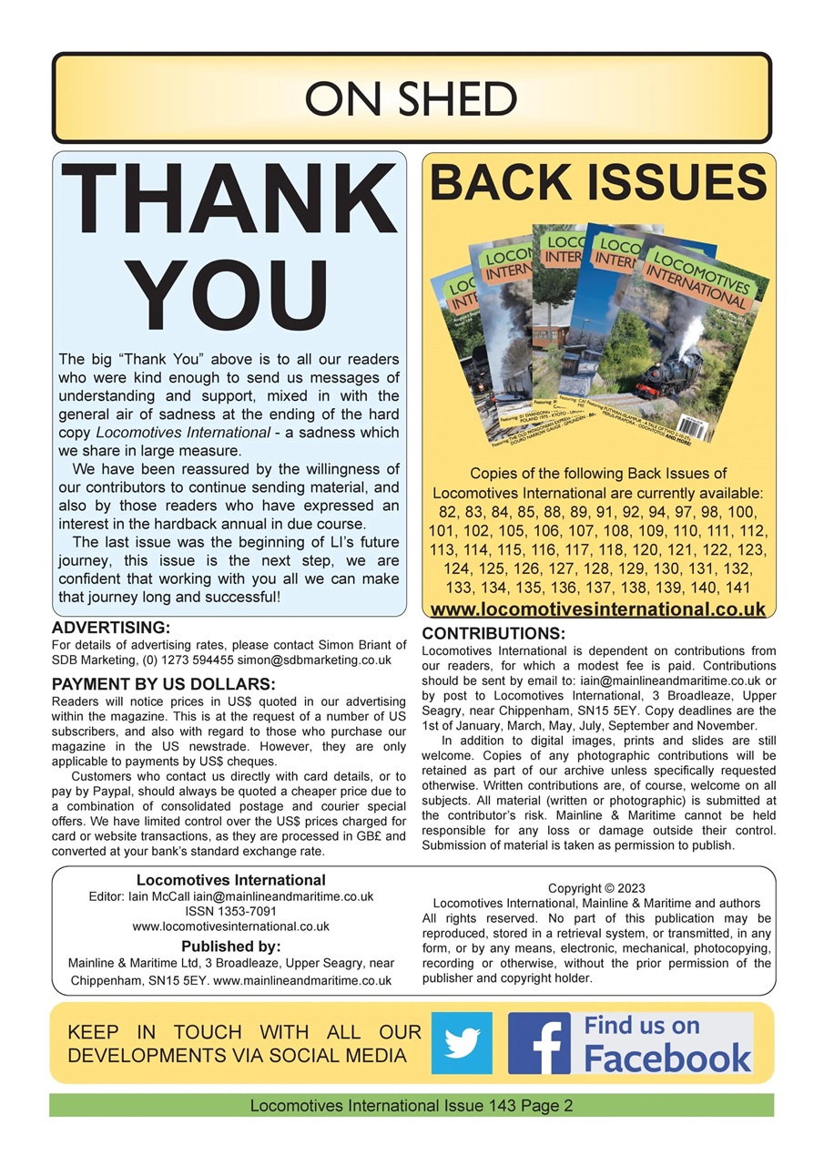 Locomotives International Preview Pages