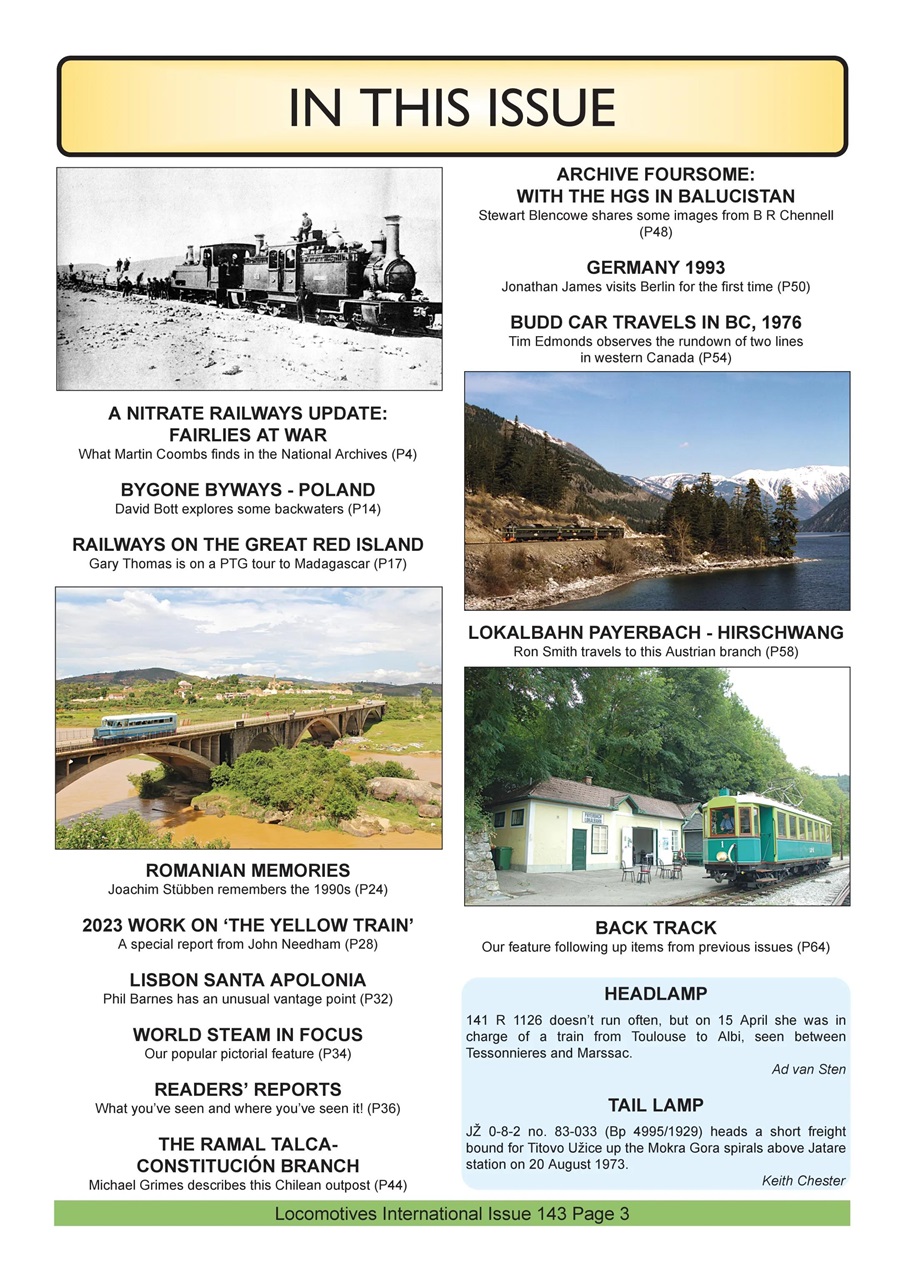 Locomotives International Preview Pages