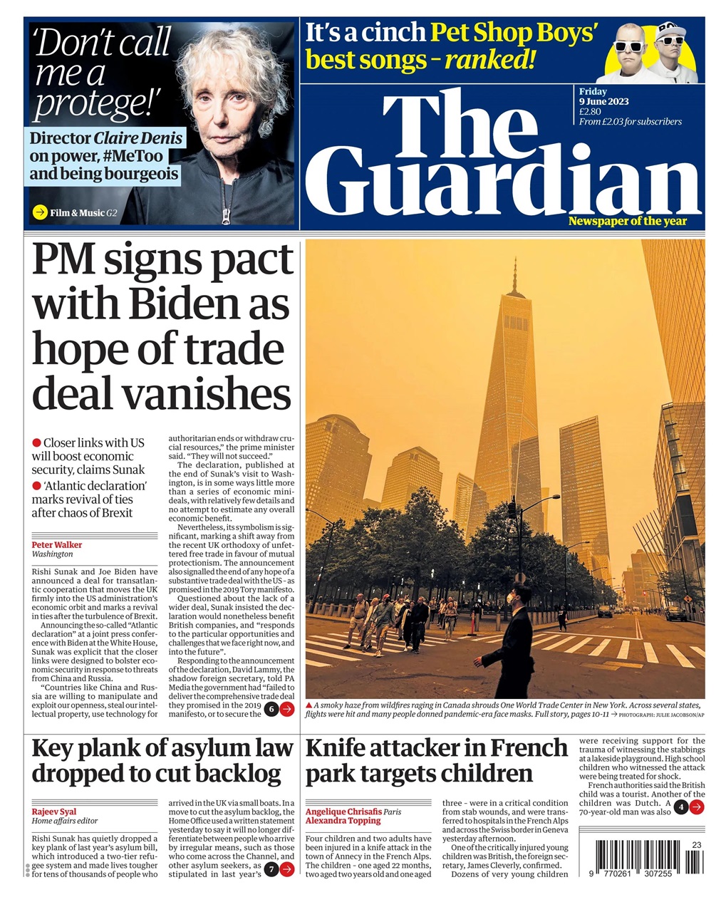 The Guardian Newspaper Preview Pages