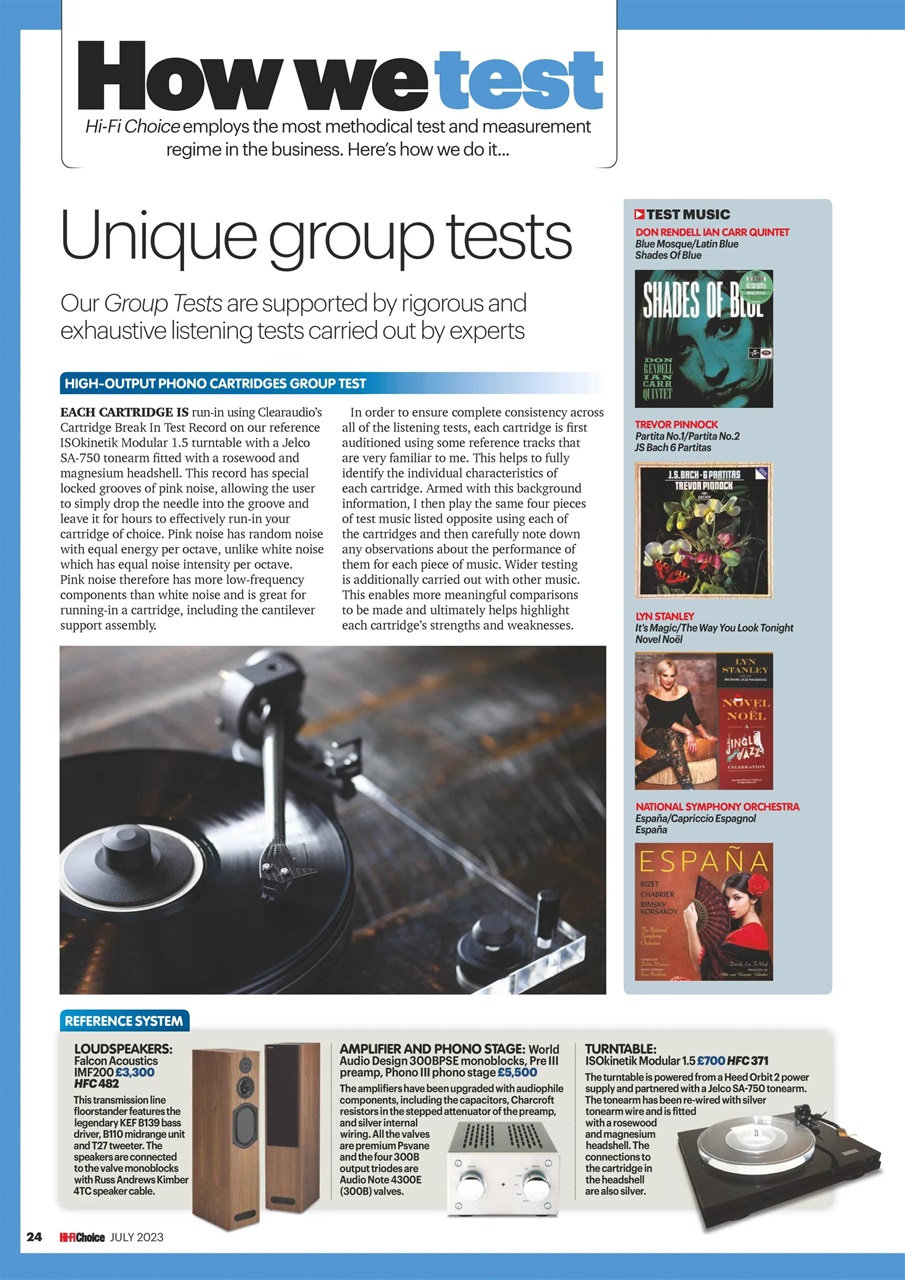Hi-Fi Choice Preview Pages