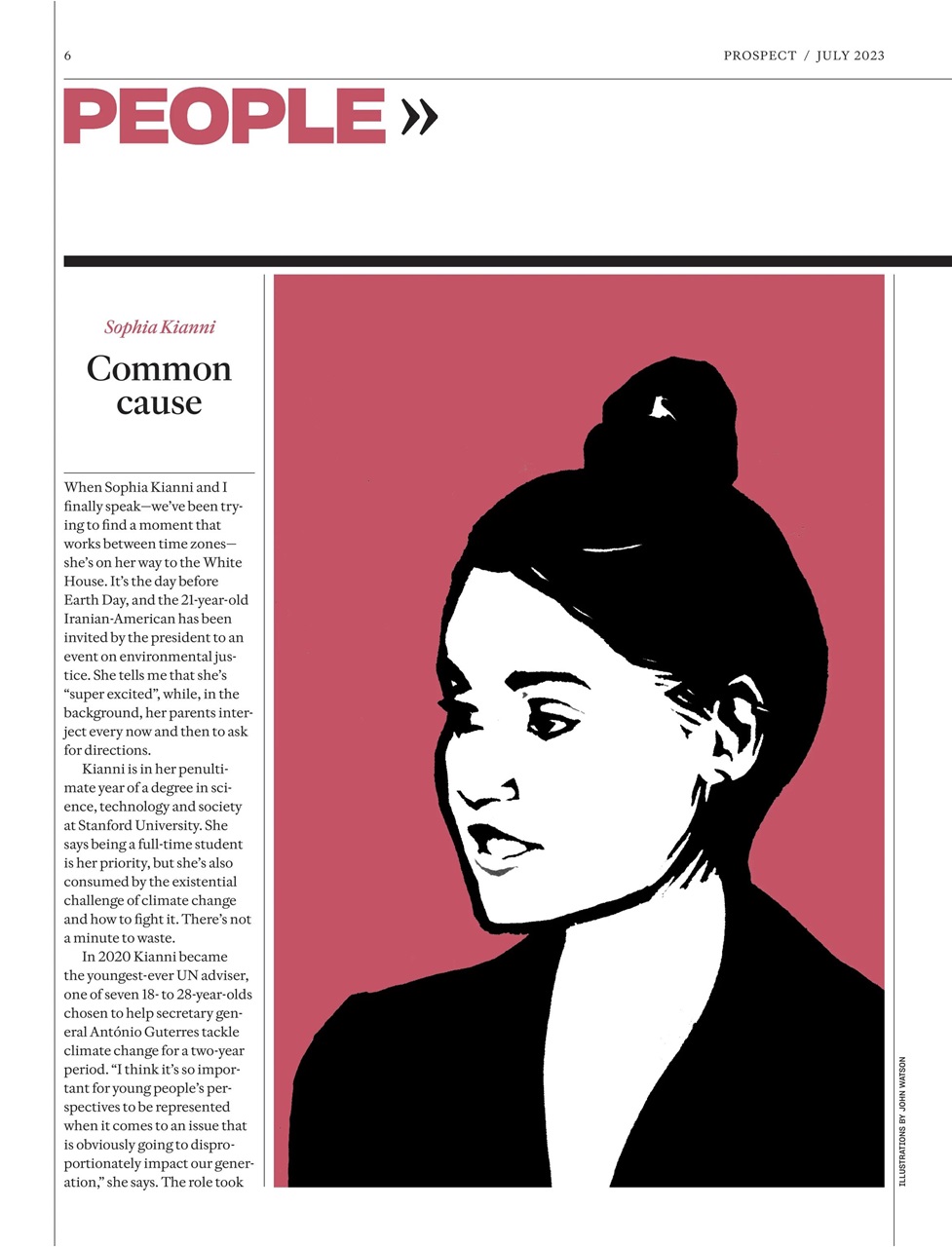 Prospect Magazine Preview Pages