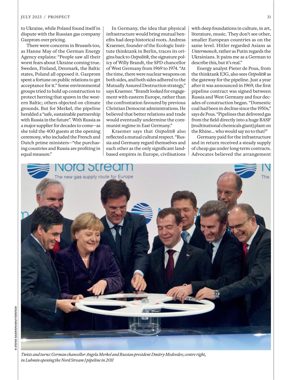 Prospect Magazine Preview Pages