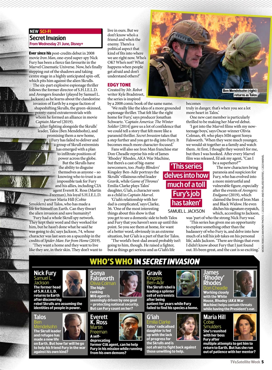 TV & Satellite Week Preview Pages