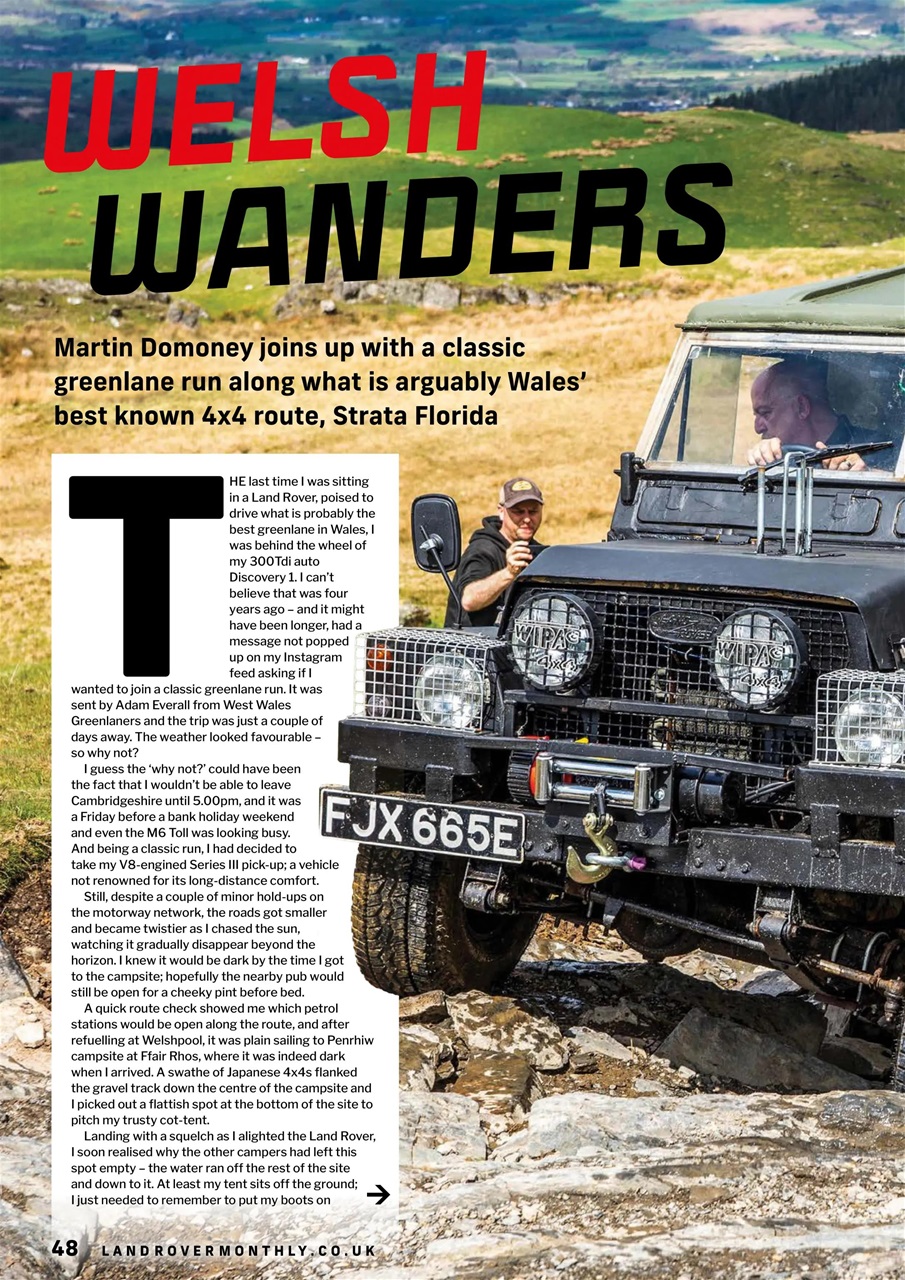 Land Rover Monthly Preview Pages