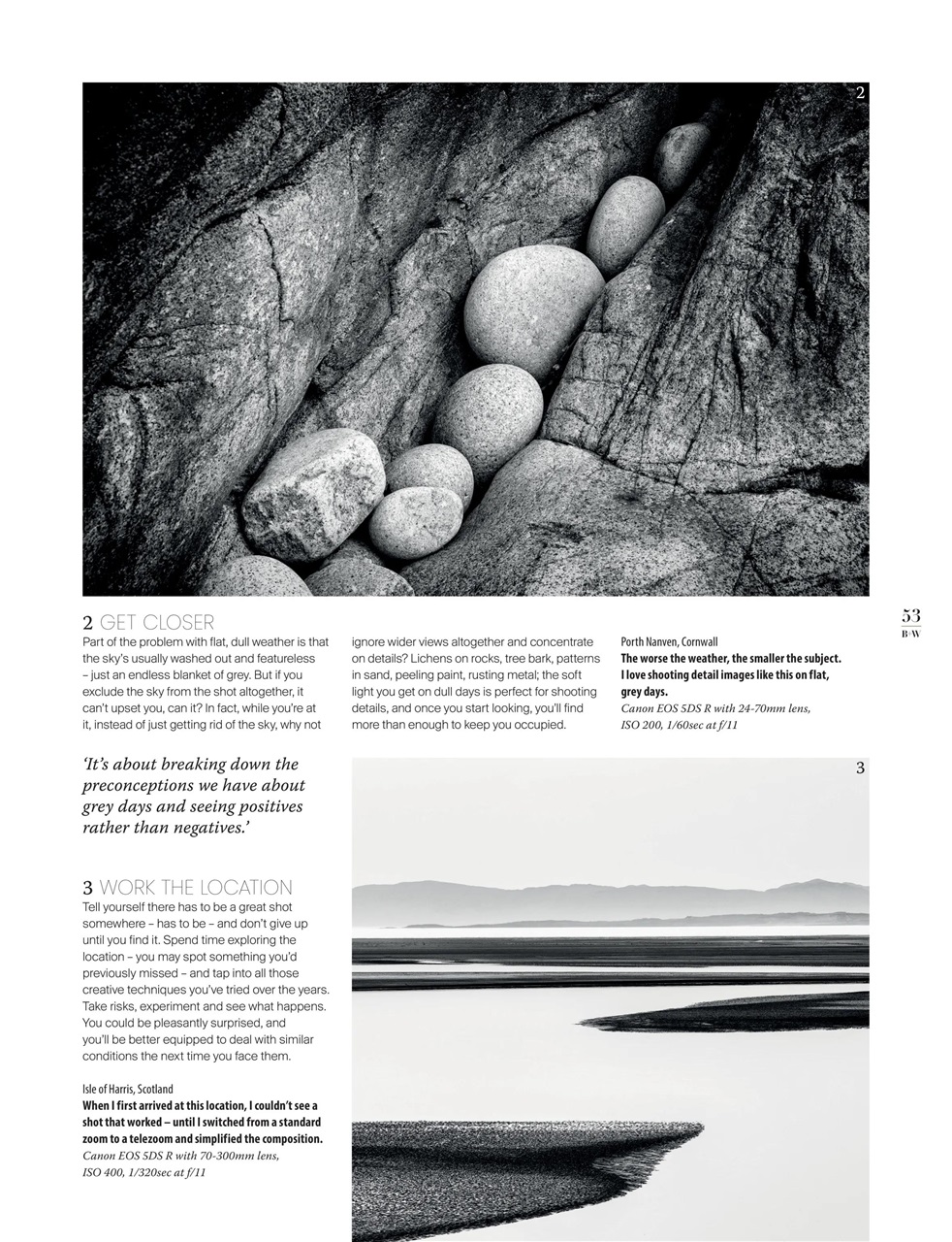 Black+White Photography Preview Pages