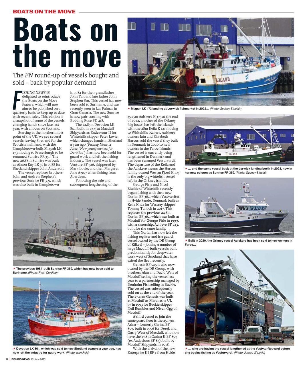 Fishing News Preview Pages