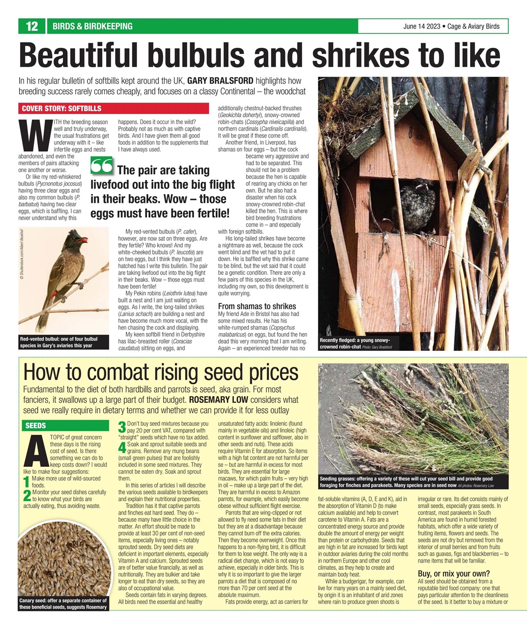 Cage & Aviary Birds Preview Pages