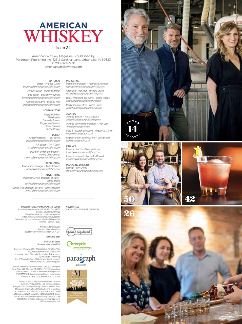 American Whiskey Magazine Preview Pages