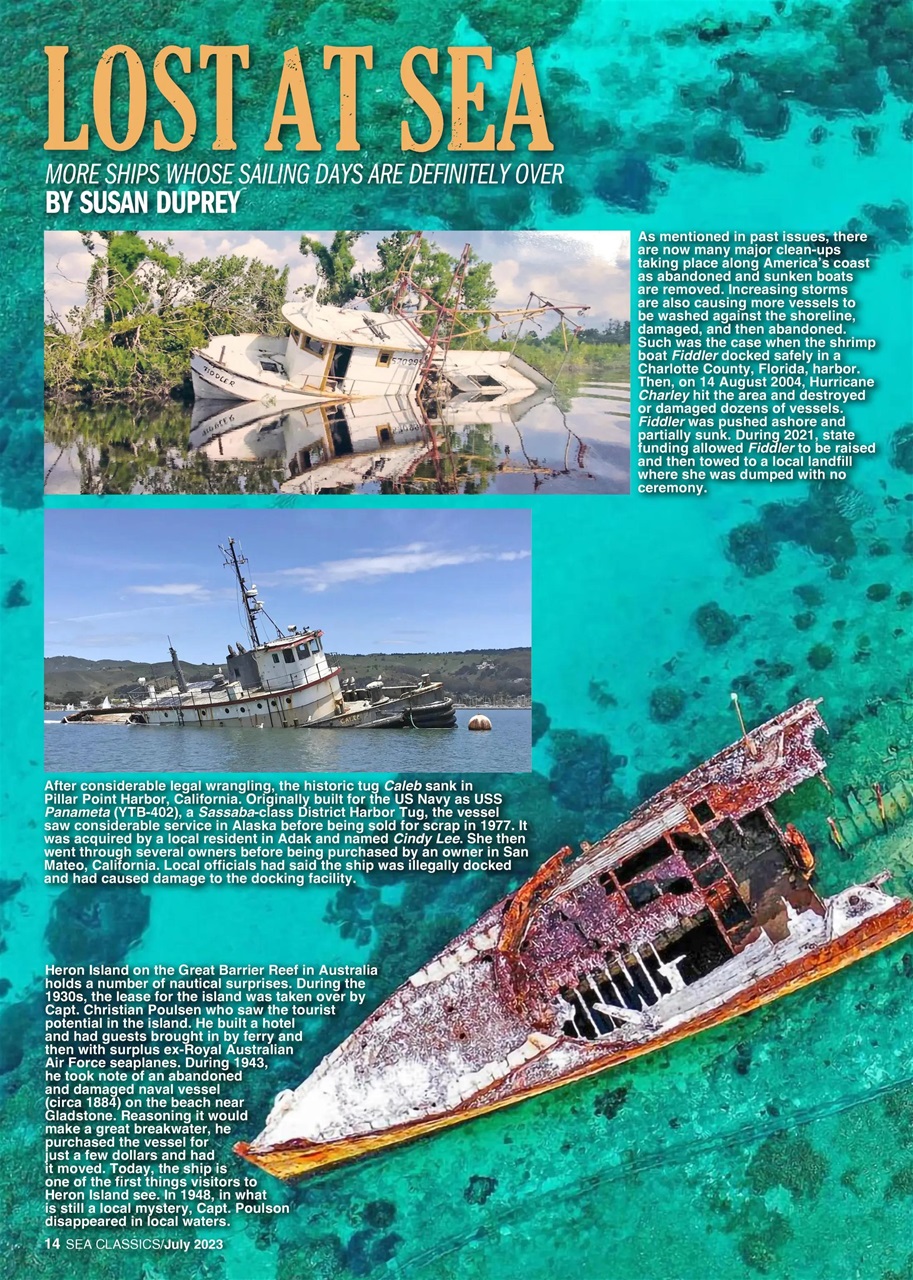 Sea Classics - Where History Sets Sail Preview Pages