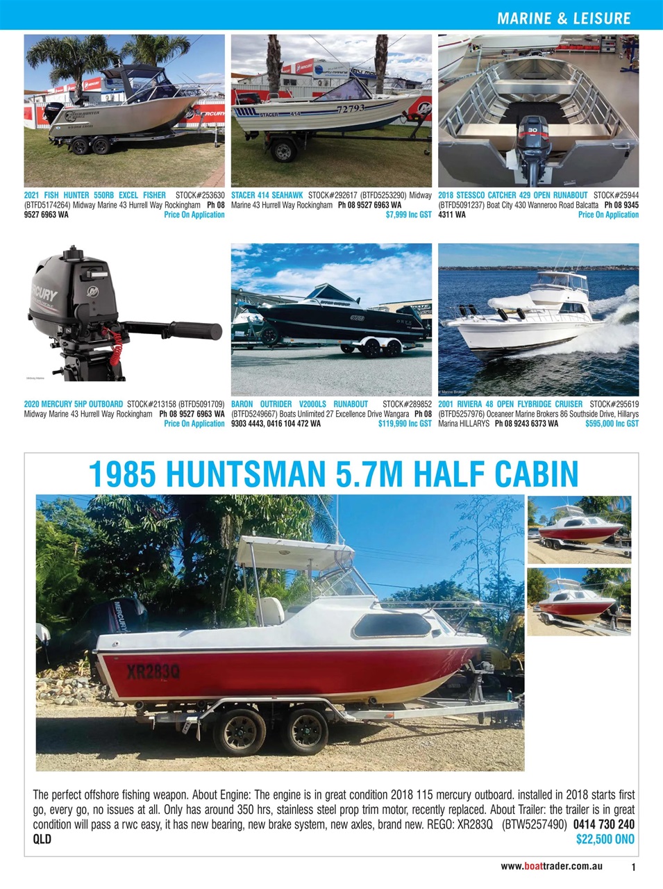 Boat Trader Australia Preview Pages