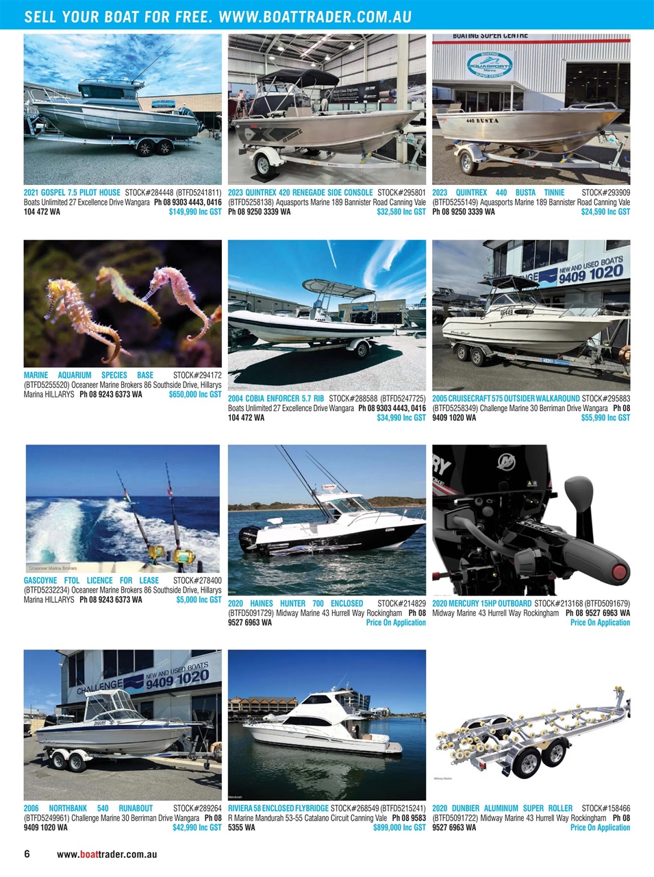 Boat Trader Australia Preview Pages