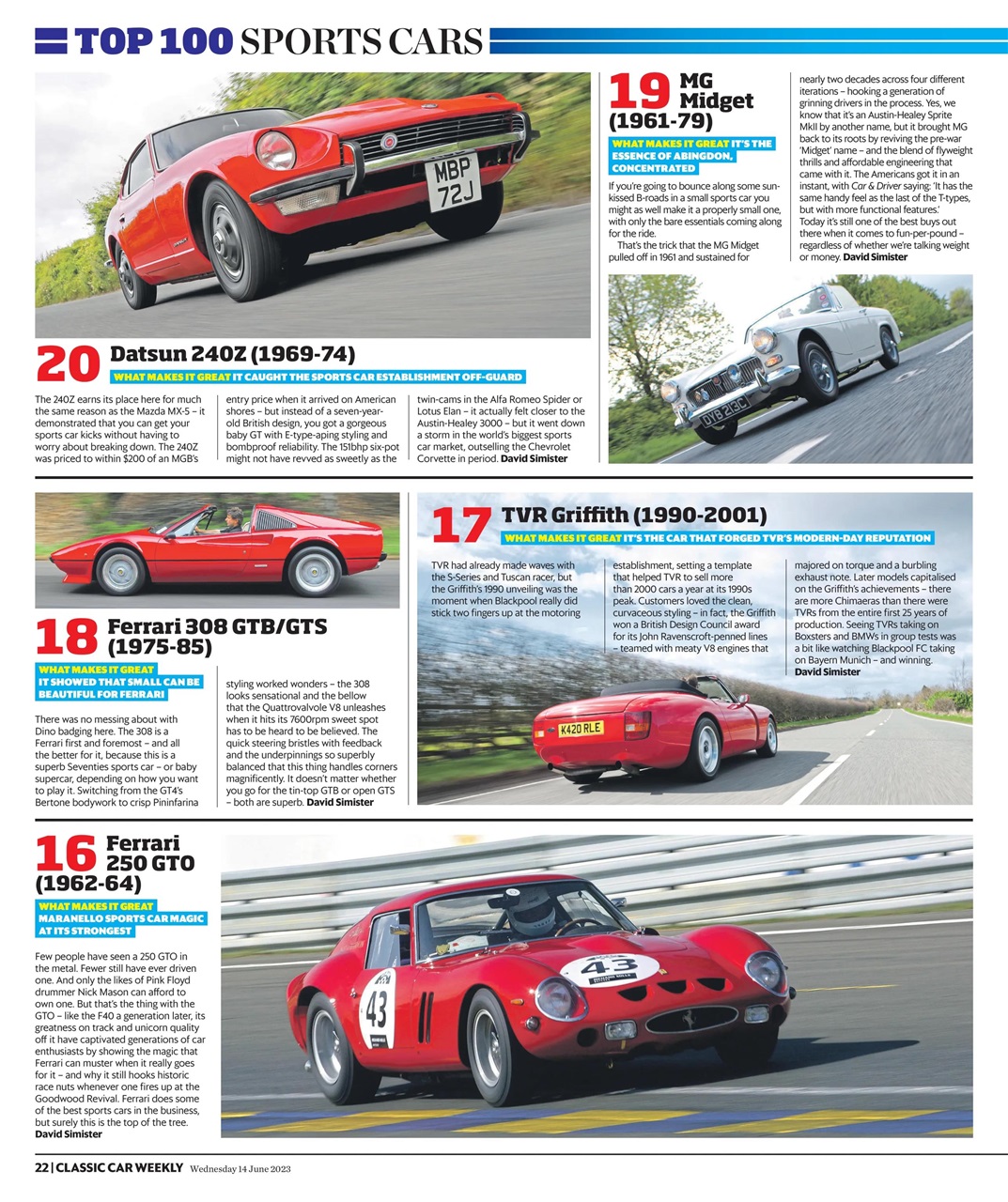 Classic Car Weekly Preview Pages