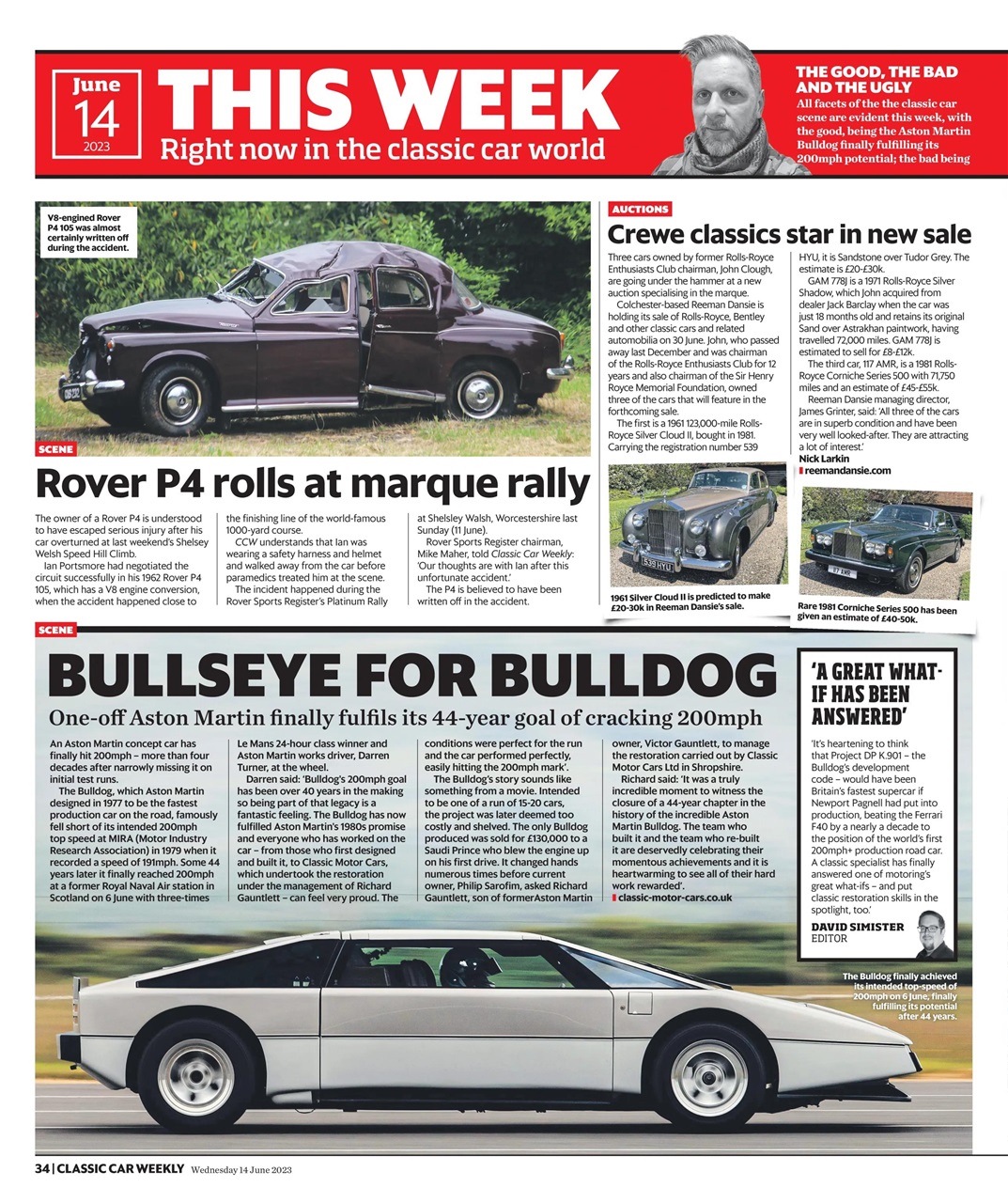 Classic Car Weekly Preview Pages