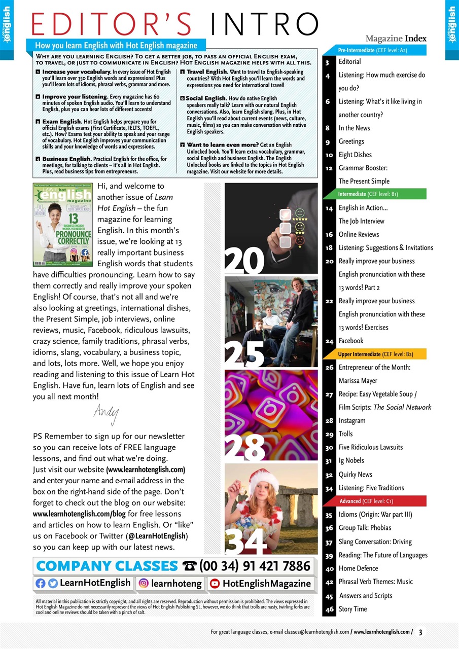 Learn Hot English Preview Pages