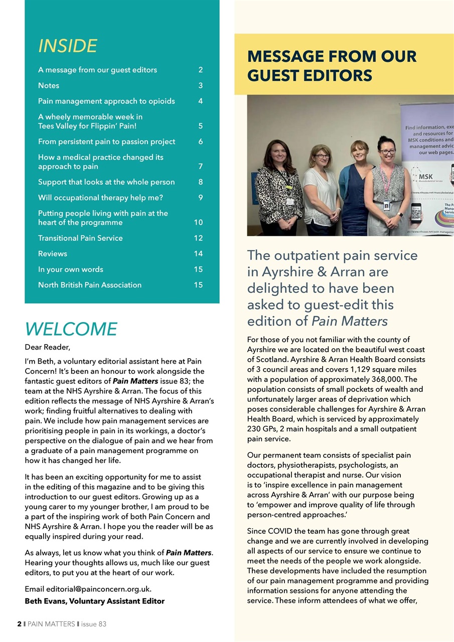 Pain Matters Preview Pages