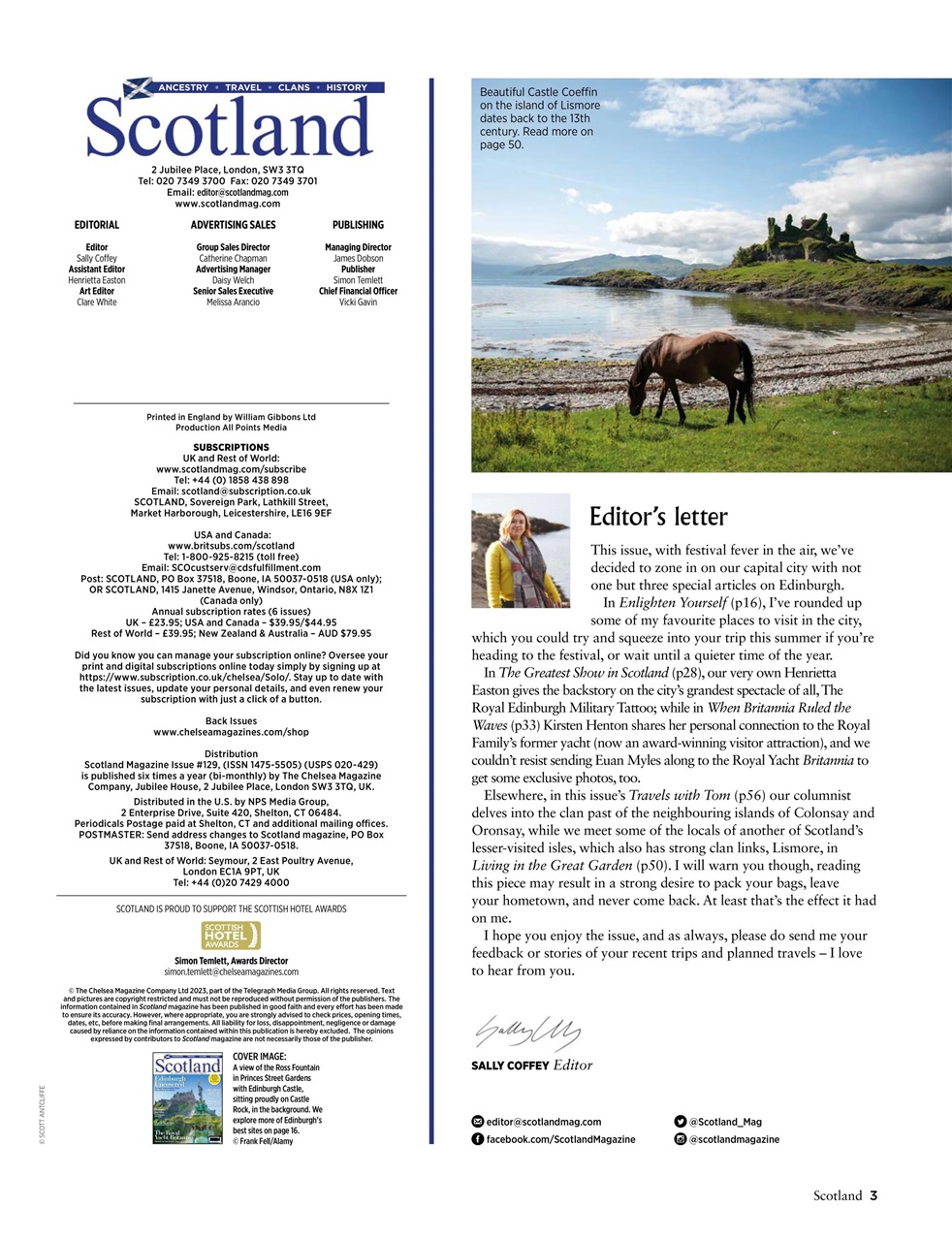Scotland Magazine Preview Pages