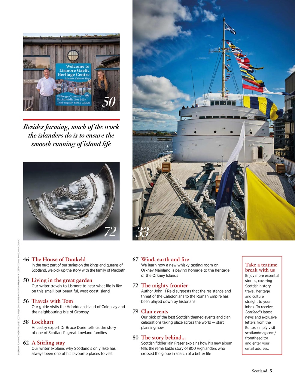 Scotland Magazine Preview Pages