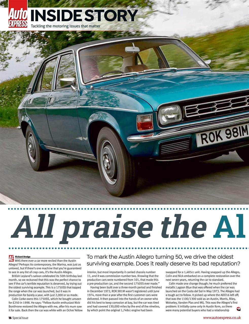 Auto Express Preview Pages