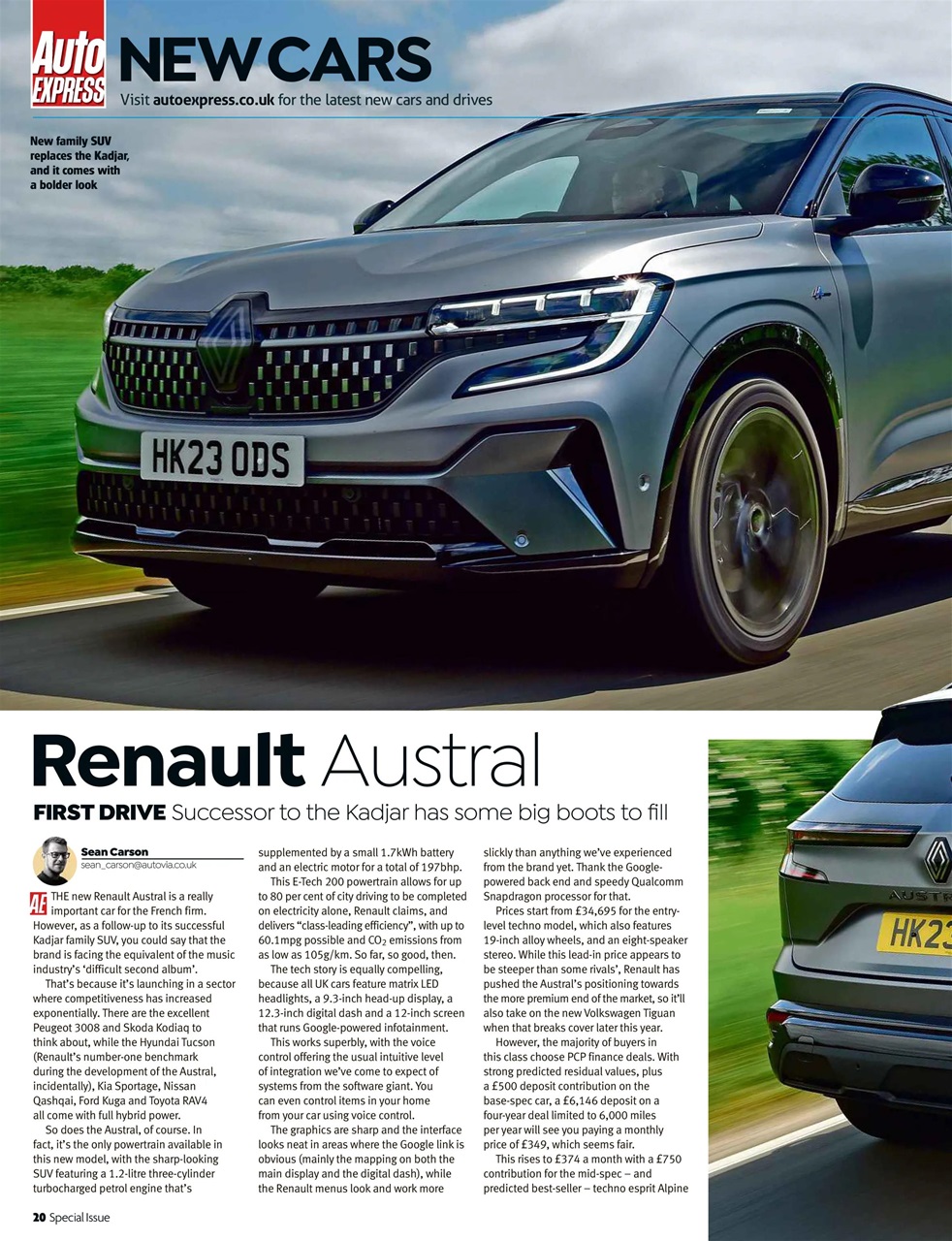 Auto Express Preview Pages