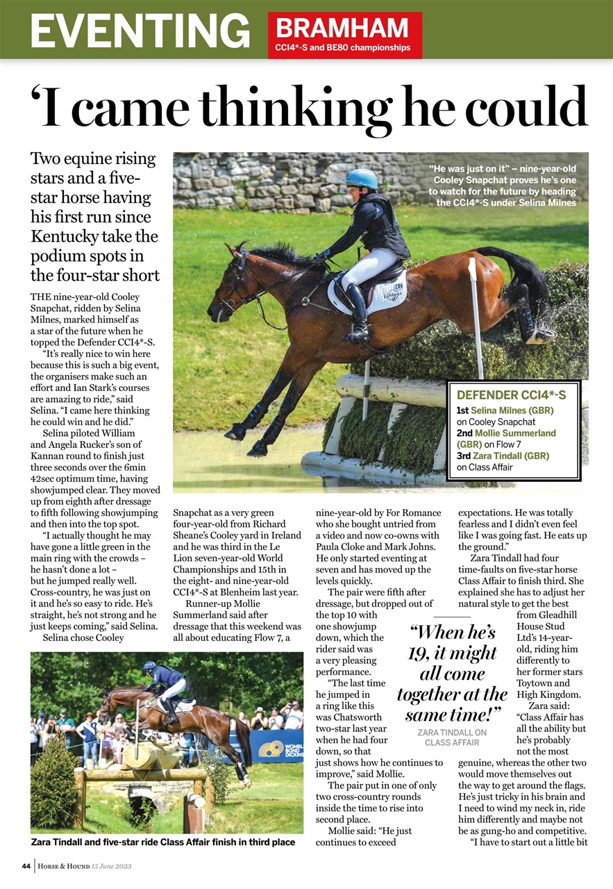 Horse & Hound Preview Pages