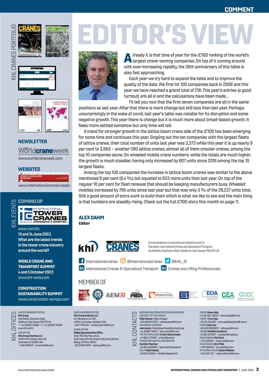 Int. Cranes and Specialized Transp Preview Pages