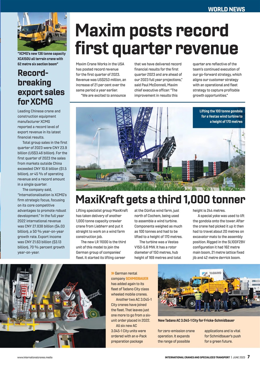 Int. Cranes and Specialized Transp Preview Pages