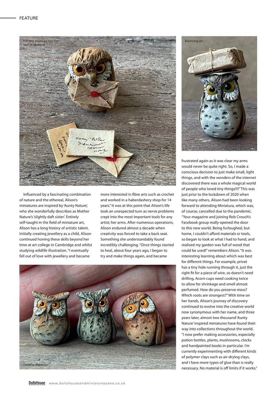 Dolls House and Miniature Scene Preview Pages