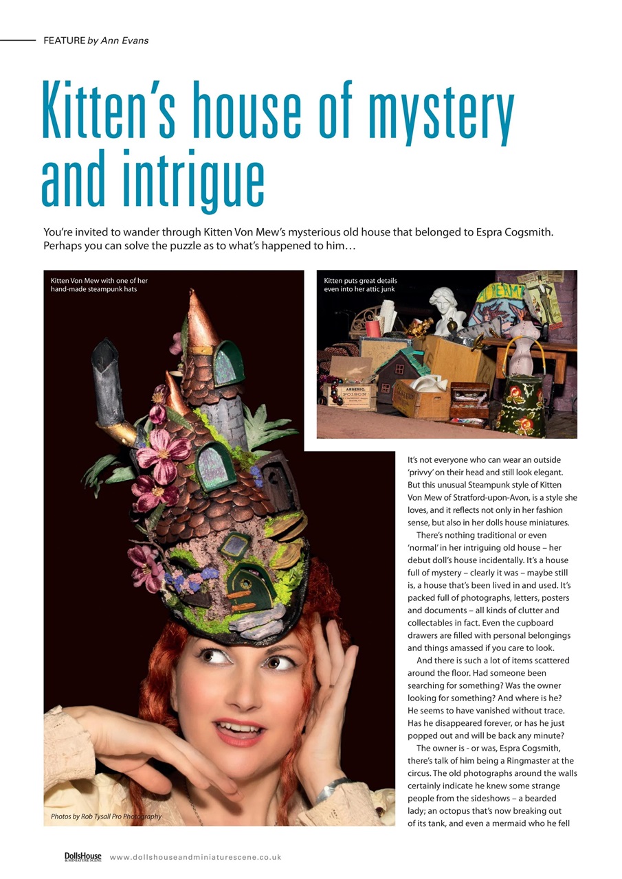 Dolls House and Miniature Scene Preview Pages