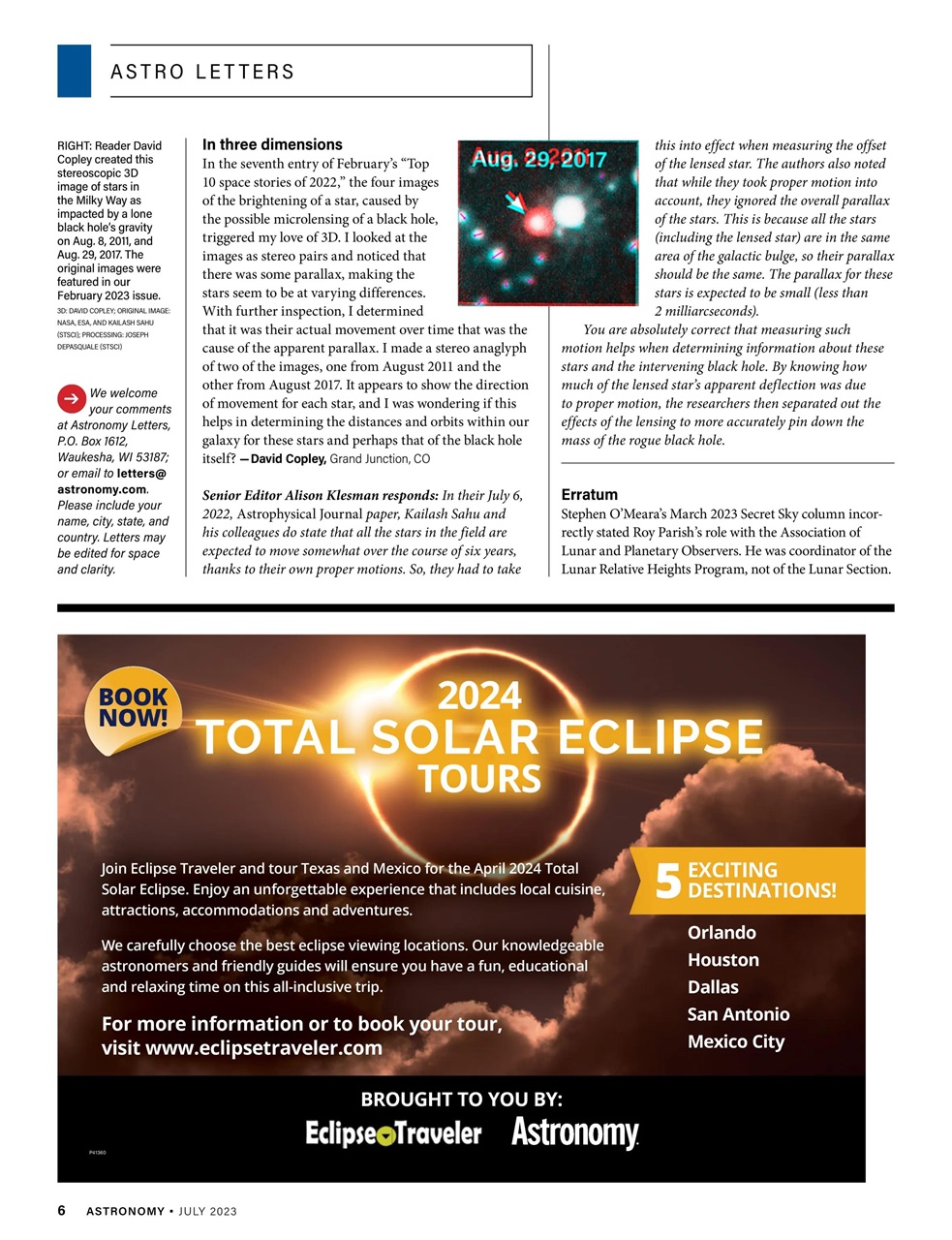 Astronomy Preview Pages