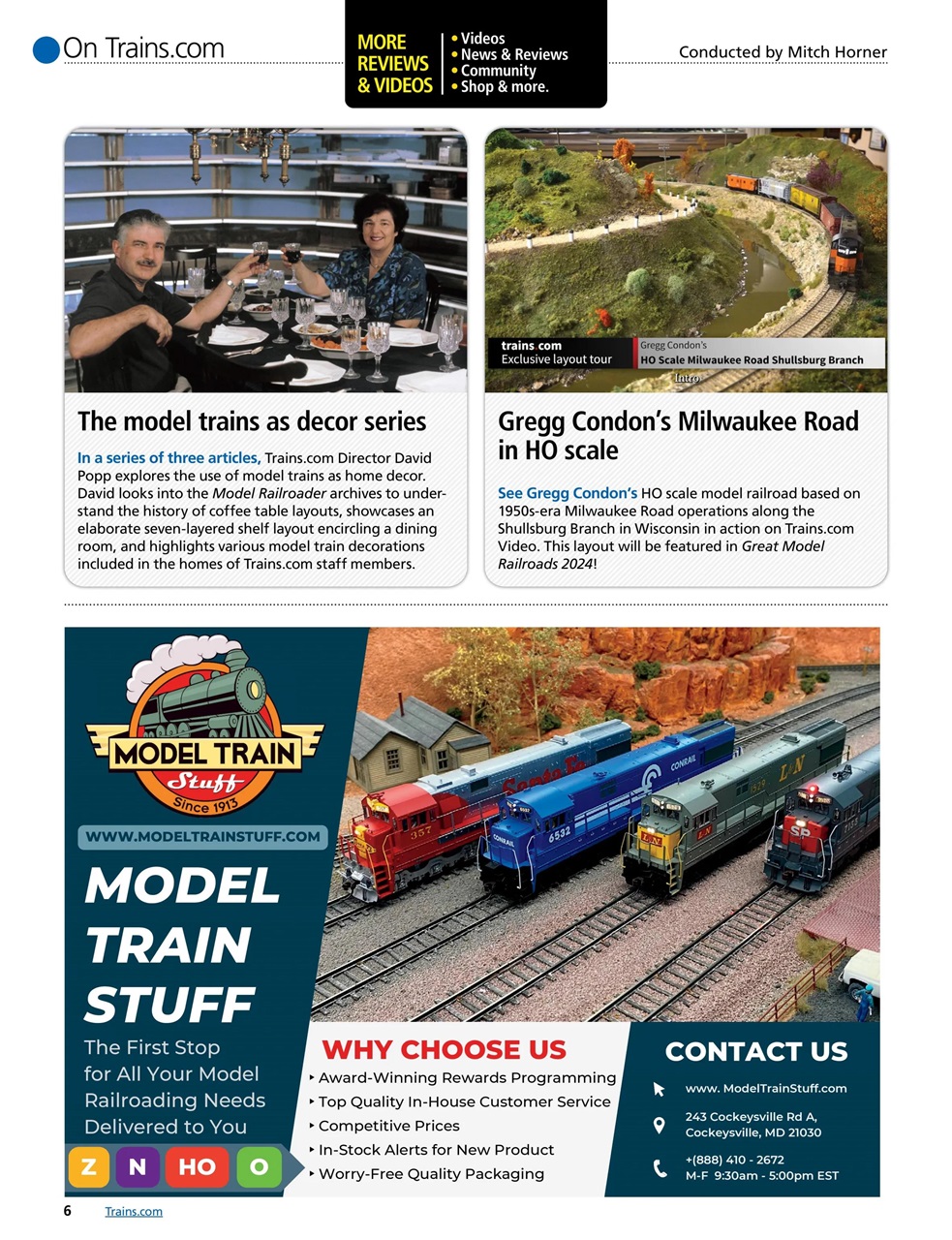 Model Railroader Preview Pages