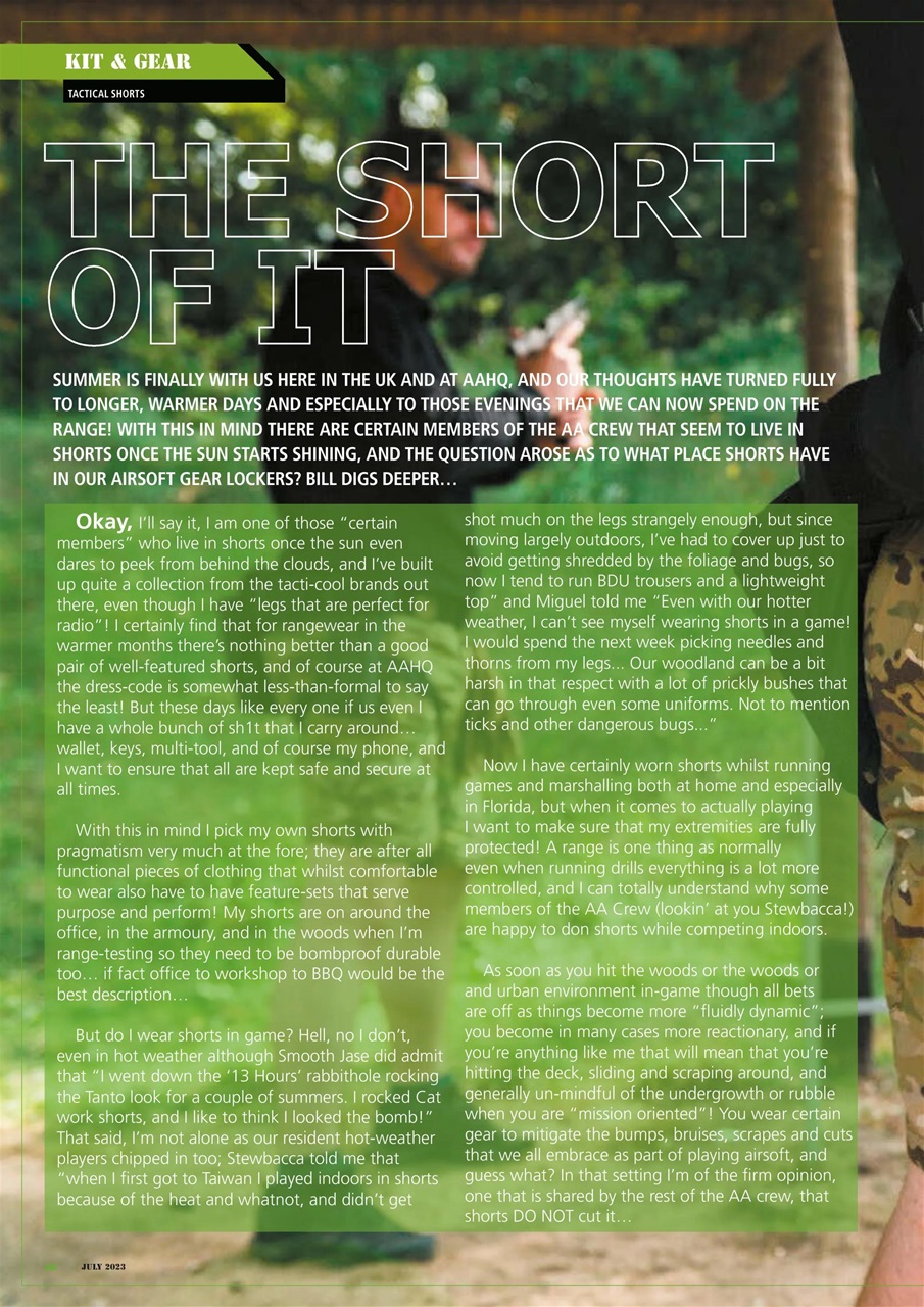 Airsoft Action Preview Pages