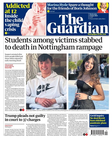 The Guardian Newspaper issue Wednesday, June 14, 2023