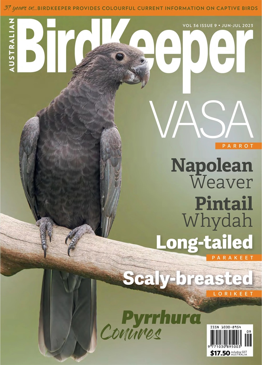Australian Birdkeeper Magazine Preview Pages