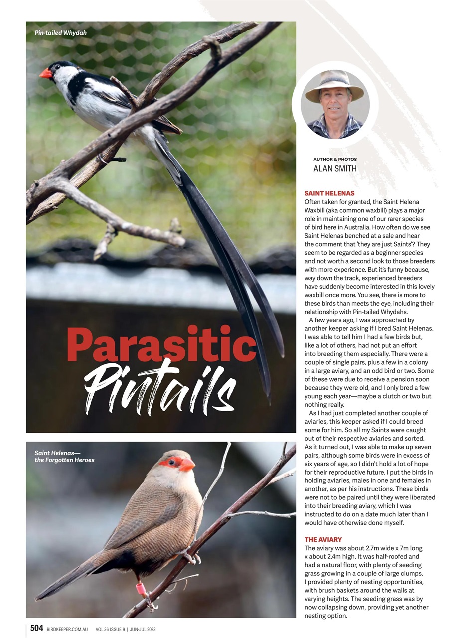 Australian Birdkeeper Magazine Preview Pages