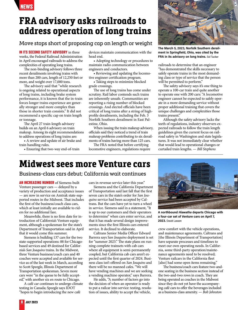 Trains Preview Pages