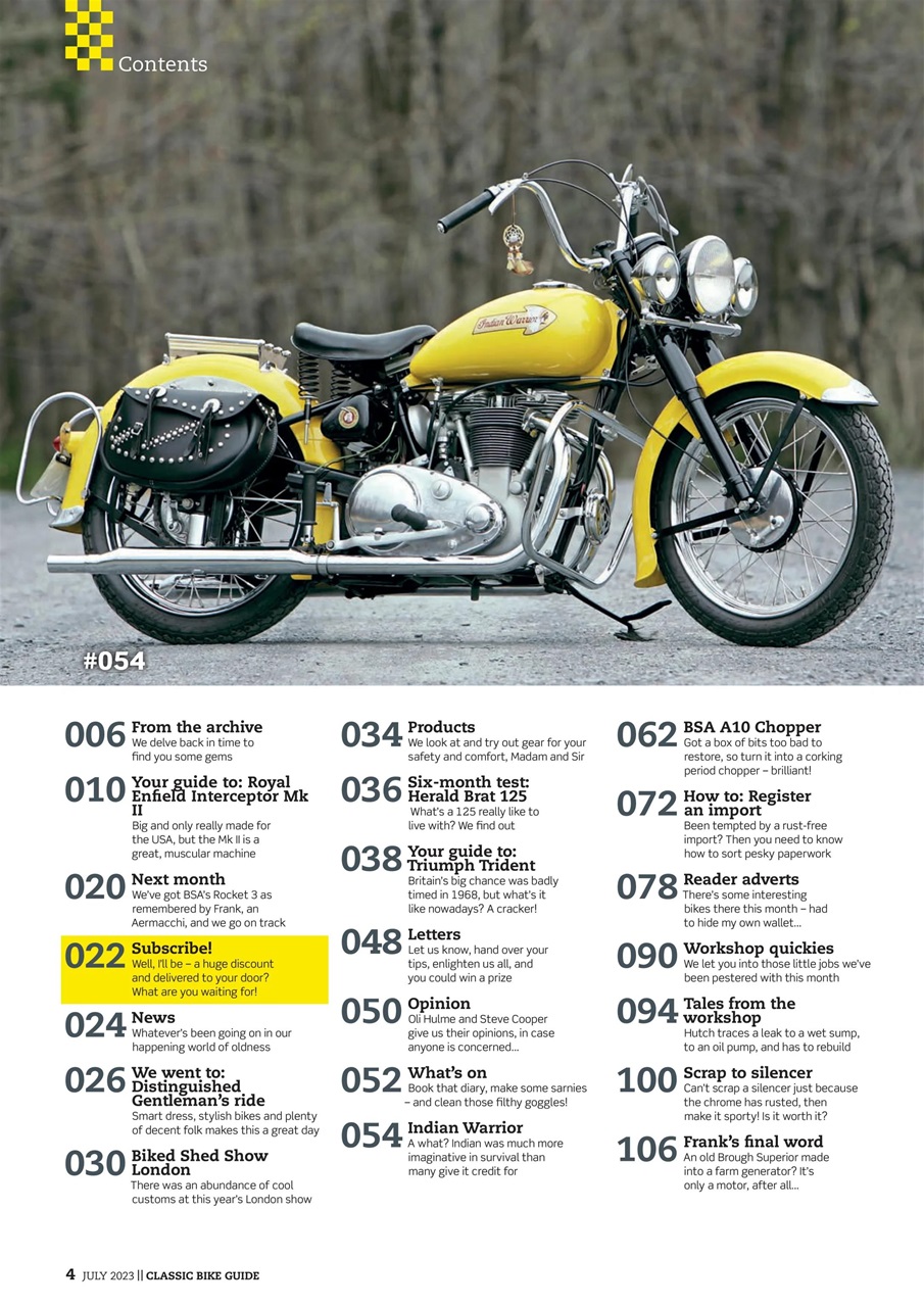 Classic Bike Guide Preview Pages